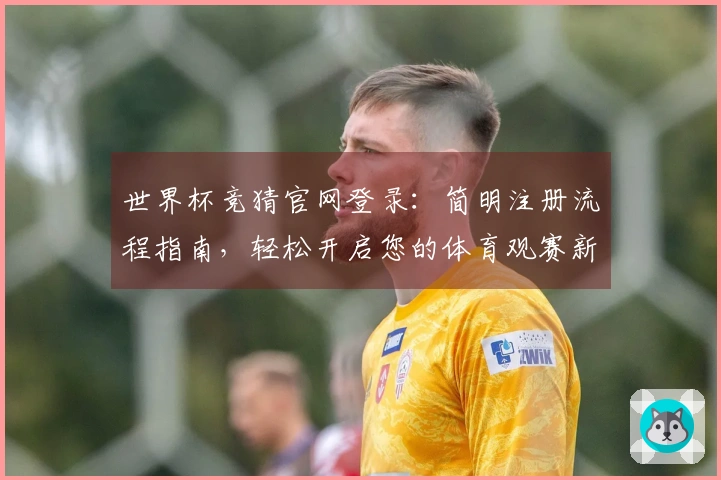 世界杯竞猜官网登录:简明注册流程指南,轻松开启您的体育观赛新体验